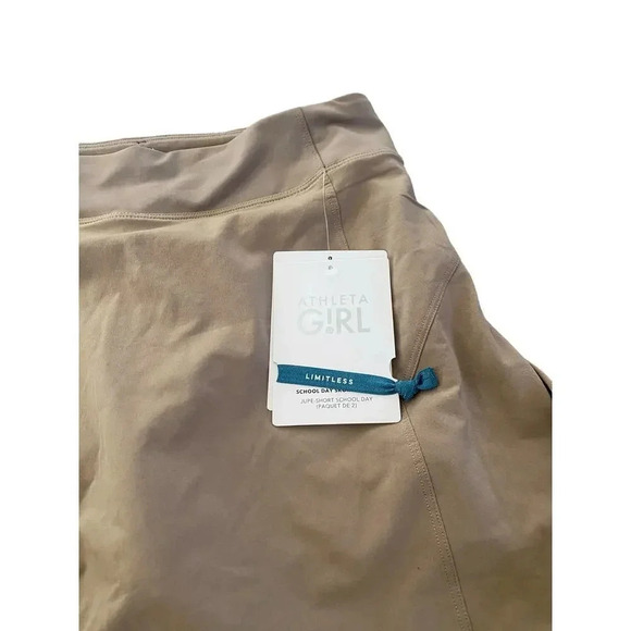 NWT Athleta Girl Taupe Khaki Everyday Tennis Skort Skirt Size XL - Picture 9 of 10